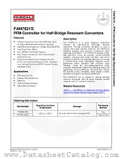 FAN7621S datasheet pdf Fairchild Semiconductor