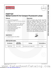 FAN7710V datasheet pdf Fairchild Semiconductor