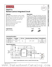 FAN7711 datasheet pdf Fairchild Semiconductor