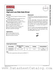 FAN7842 datasheet pdf Fairchild Semiconductor