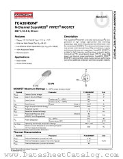 FCA36N60NF datasheet pdf Fairchild Semiconductor