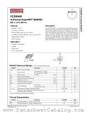 FCD5N60 datasheet pdf Fairchild Semiconductor