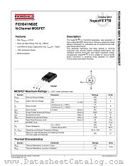 FCH041N60E datasheet pdf Fairchild Semiconductor