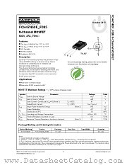 FCH47N60F_F085 datasheet pdf Fairchild Semiconductor