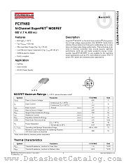 FCI7N60 datasheet pdf Fairchild Semiconductor