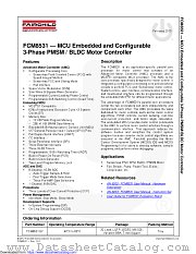 FCM8531 datasheet pdf Fairchild Semiconductor