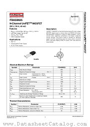 FDA59N25 datasheet pdf Fairchild Semiconductor