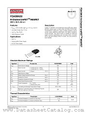 FDA59N30 datasheet pdf Fairchild Semiconductor