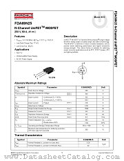 FDA69N25 datasheet pdf Fairchild Semiconductor