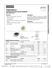FDB024N04AL7 datasheet pdf Fairchild Semiconductor