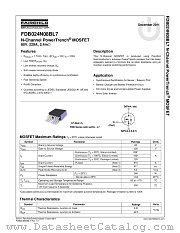FDB024N08BL7 datasheet pdf Fairchild Semiconductor