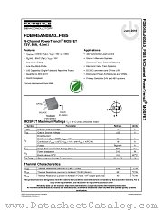 FDB045AN08_F085 datasheet pdf Fairchild Semiconductor