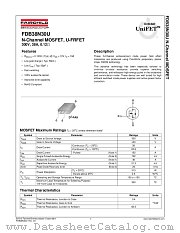 FDB38N30U datasheet pdf Fairchild Semiconductor