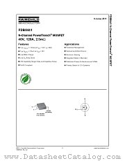 FDB8441 datasheet pdf Fairchild Semiconductor