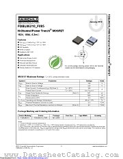 FDBL86210_F085 datasheet pdf Fairchild Semiconductor