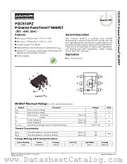 FDC610PZ datasheet pdf Fairchild Semiconductor