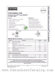 FDD16AN08_F085 datasheet pdf Fairchild Semiconductor