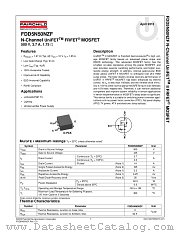 FDD5N50NZF datasheet pdf Fairchild Semiconductor