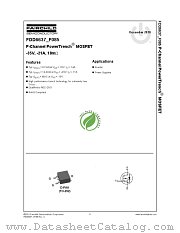 FDD6637_F085 datasheet pdf Fairchild Semiconductor