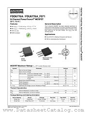 FDD6776A datasheet pdf Fairchild Semiconductor