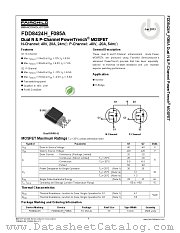 FDD8424H_F085A datasheet pdf Fairchild Semiconductor