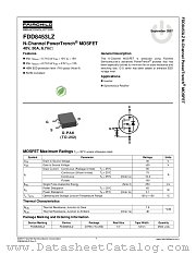 FDD8453LZ datasheet pdf Fairchild Semiconductor