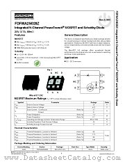 FDFMA2N028Z datasheet pdf Fairchild Semiconductor