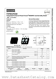FDFMA2P029Z datasheet pdf Fairchild Semiconductor