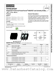 FDFMA2P859T datasheet pdf Fairchild Semiconductor