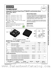 FDFME2P823ZT datasheet pdf Fairchild Semiconductor