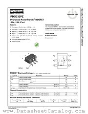 FDG332PZ datasheet pdf Fairchild Semiconductor