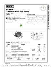 FDG8850NZ datasheet pdf Fairchild Semiconductor