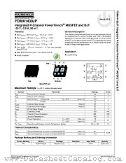 FDMA1430JP datasheet pdf Fairchild Semiconductor