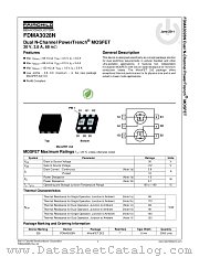 FDMA3028N datasheet pdf Fairchild Semiconductor