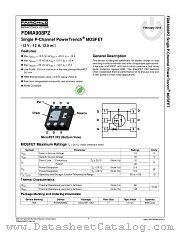 FDMA908PZ datasheet pdf Fairchild Semiconductor