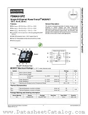 FDMA910PZ datasheet pdf Fairchild Semiconductor
