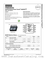 FDMB3900AN datasheet pdf Fairchild Semiconductor