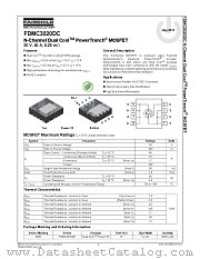 FDMC3020DC datasheet pdf Fairchild Semiconductor