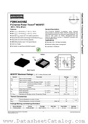 FDMC4435BZ datasheet pdf Fairchild Semiconductor
