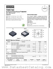 FDMC7660 datasheet pdf Fairchild Semiconductor