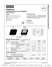 FDMC8015L datasheet pdf Fairchild Semiconductor
