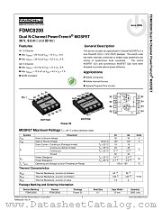 FDMC8200 datasheet pdf Fairchild Semiconductor