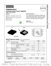 FDMC86106LZ datasheet pdf Fairchild Semiconductor