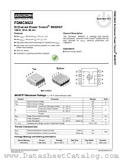 FDMC8622 datasheet pdf Fairchild Semiconductor