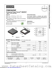 FDMC86259P datasheet pdf Fairchild Semiconductor