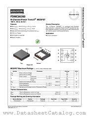 FDMC86260 datasheet pdf Fairchild Semiconductor