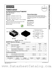 FDME0106NZT datasheet pdf Fairchild Semiconductor