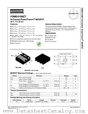 FDME410NZT datasheet pdf Fairchild Semiconductor