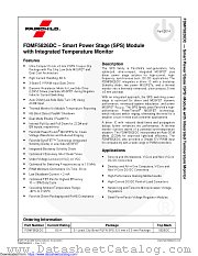 FDMF5826DC datasheet pdf Fairchild Semiconductor