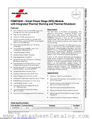 FDMF5839 datasheet pdf Fairchild Semiconductor